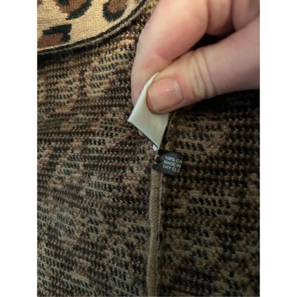 Portolano Leopard Infinity Scarf  - Picture 5 of 6